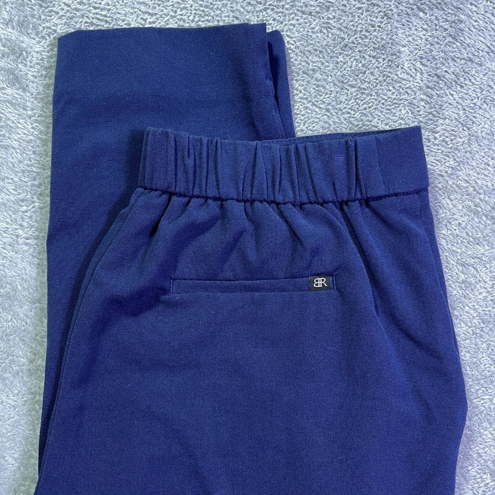 Banana Republic Navy Blue Pull On Sloan Fit Ankle Pants - Women's Size 8 Stretch